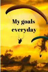 My goals everyday: Colorful notebook to keep you motivated everyday