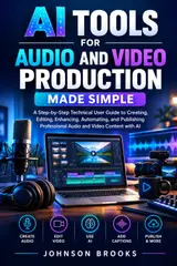 AI Tools for Audio and Video Production Made Simple: A Step-by-Step Technical User Guide to Creating, Editing, Enhancing, Automating, and Publishing Professional Audio and Video Content with AI