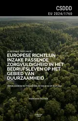 CSDDD (UE 2024/1760): Volledige tekst van de EU-Richtlijn betreffende passende zorgvuldigheid voor ondernemingen op het gebied van duurzaamheid (Dutch Edition)