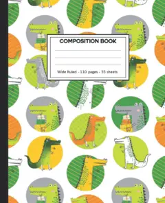 Composition Notebook: Crocodiles College Ruled: 110+ Lined Pages Writing Journal. Baixar grátis
