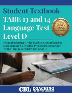 Student Textbook: TABE 13 and 14 Language Test Level D ler e baixar
